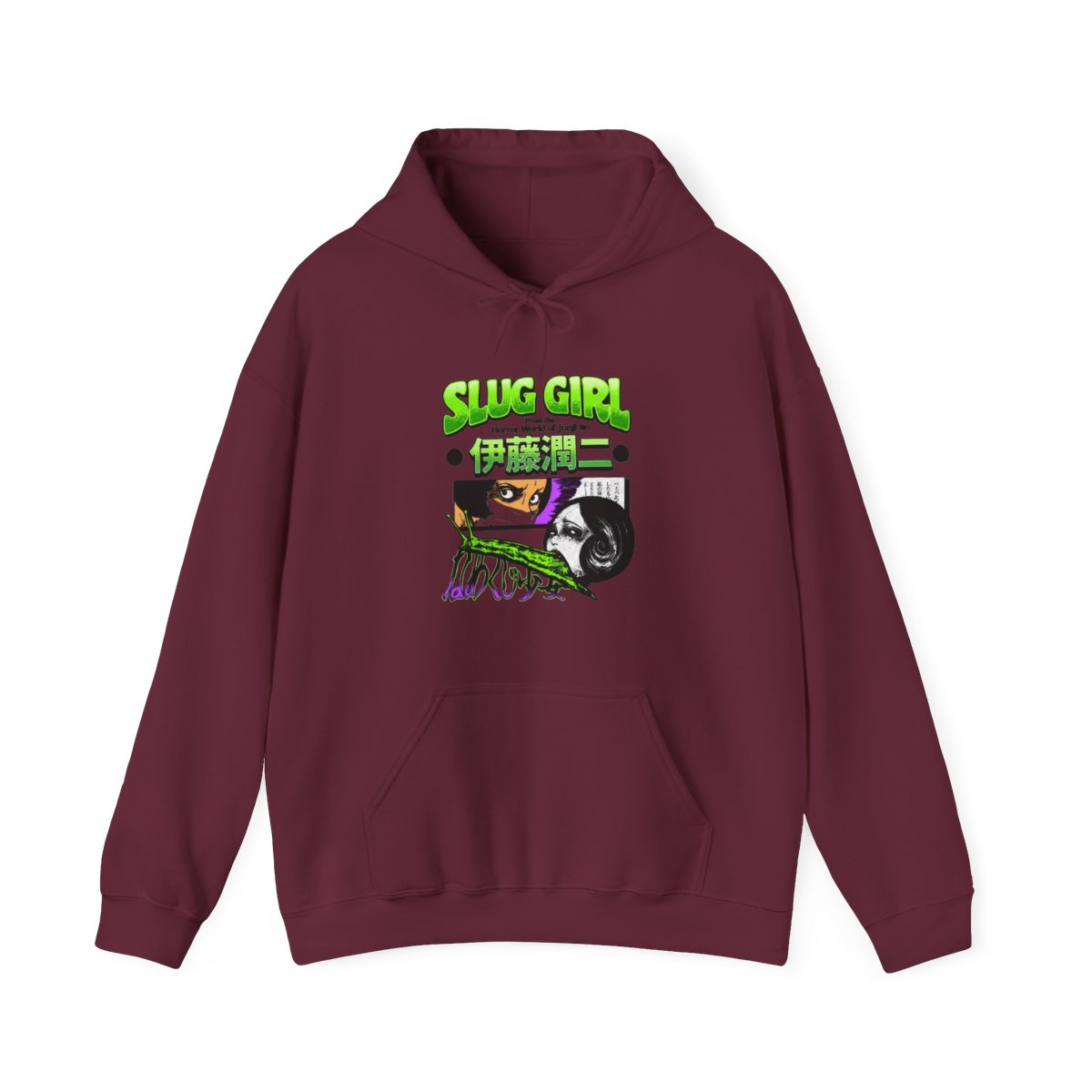Junji Ito - Slug Girl Slime Hoodie - Crunchyroll Exclusive - alternate angle 3, merchandise