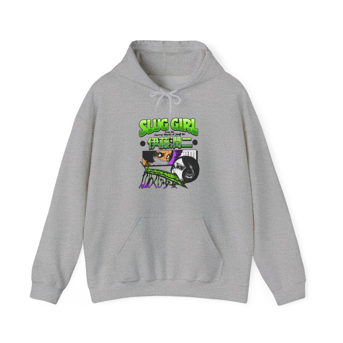 Junji Ito - Slug Girl Slime Hoodie - Crunchyroll Exclusive - alternate angle 2, merchandise