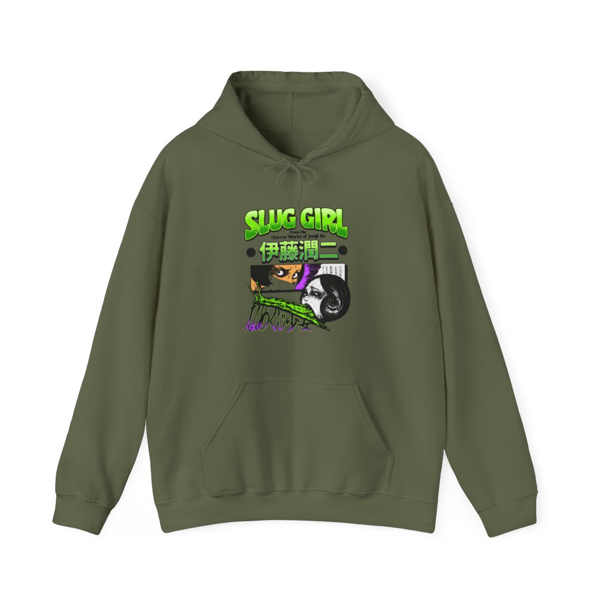 Junji Ito - Slug Girl Slime Hoodie - Crunchyroll Exclusive - alternate angle 4, merchandise