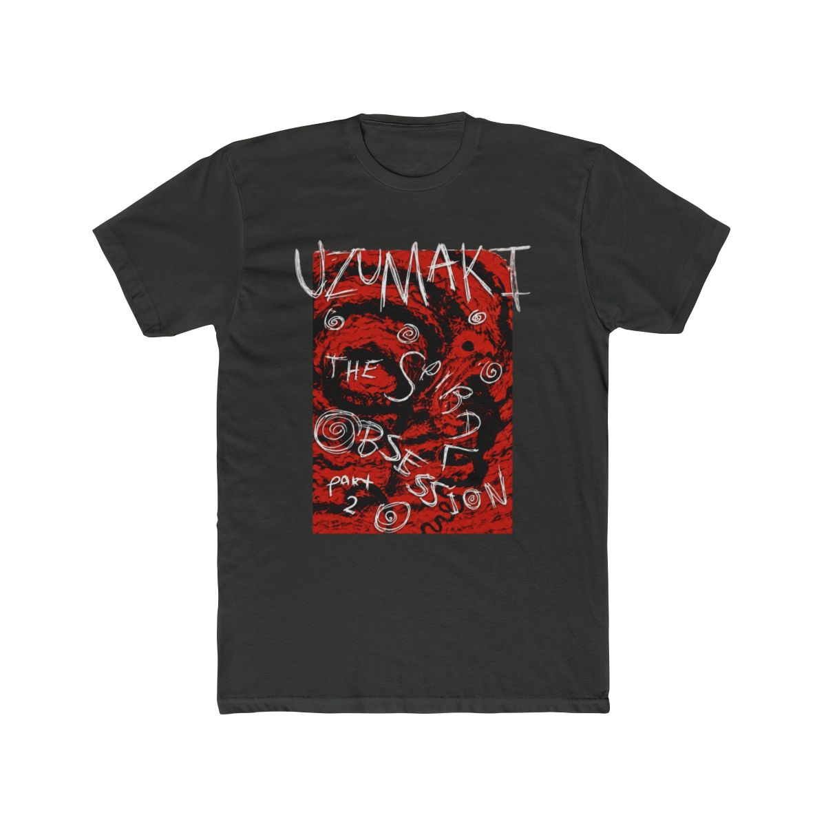 Junji Ito - Uzumaki Spiral Obesession T Shirt - Crunchyroll Exclusive - alternate angle 5, merchandise