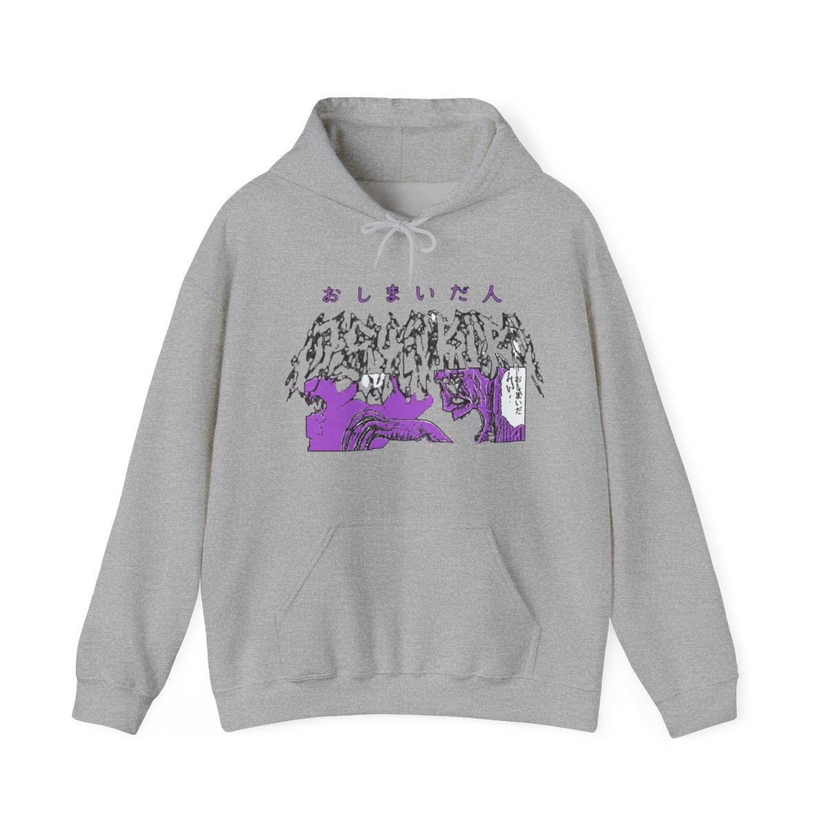 Junji Ito - Oshikiri Metal Hoodie - Crunchyroll Exclusive - alternate angle 3, merchandise