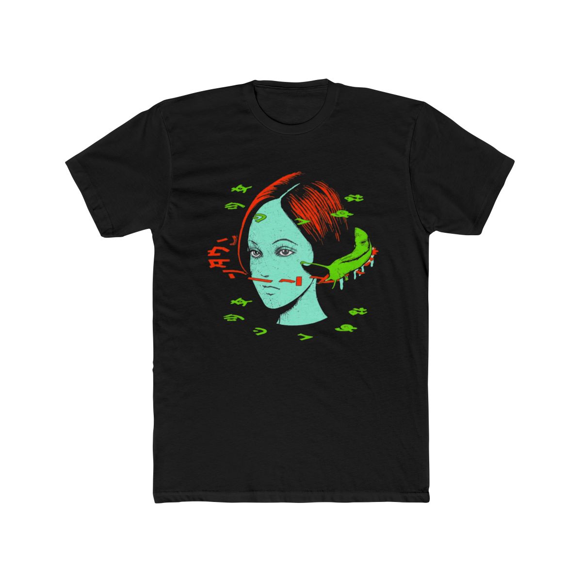 Junji Ito - Slug Girl Tombstone Town T Shirt - Crunchyroll Exclusive - alternate angle 3, merchandise