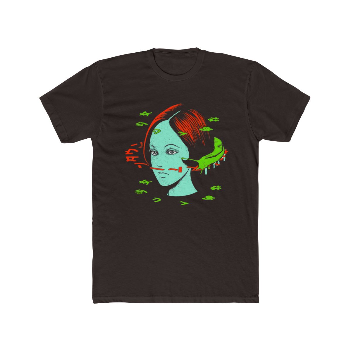 Junji Ito - Slug Girl Tombstone Town T Shirt - Crunchyroll Exclusive - alternate angle 2, merchandise