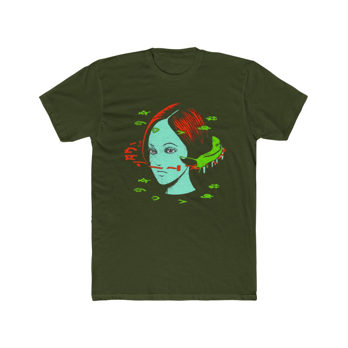 Junji Ito - Slug Girl Tombstone Town T Shirt - Crunchyroll Exclusive - alternate angle 5, merchandise
