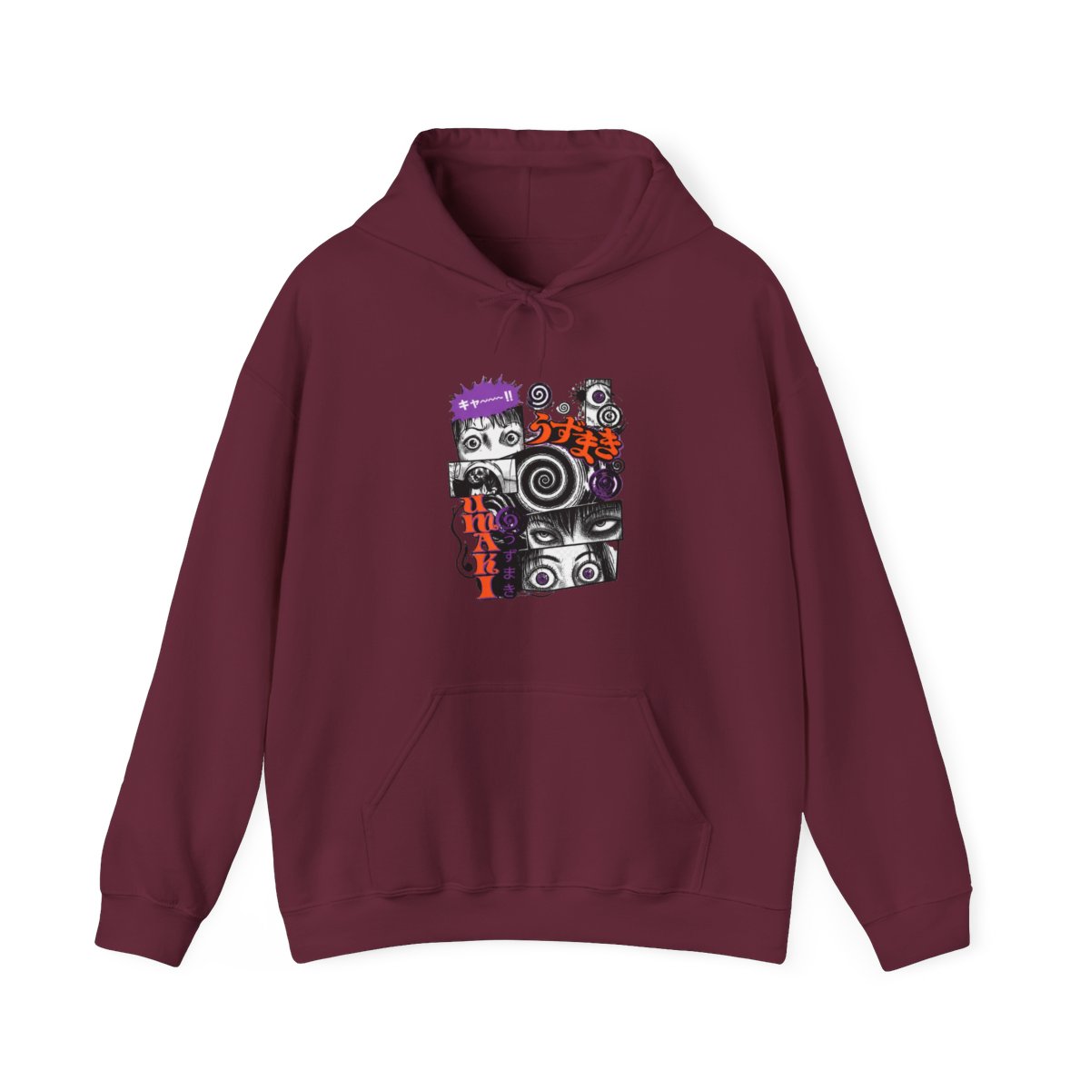 Junji Ito - Uzumaki Eyes Hoodie - Crunchyroll Exclusive - alternate angle 3, merchandise