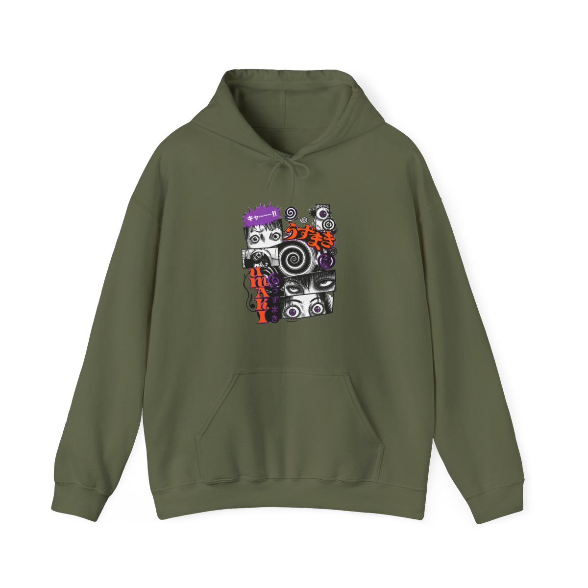 Junji Ito - Uzumaki Eyes Hoodie - Crunchyroll Exclusive - alternate angle 4, merchandise