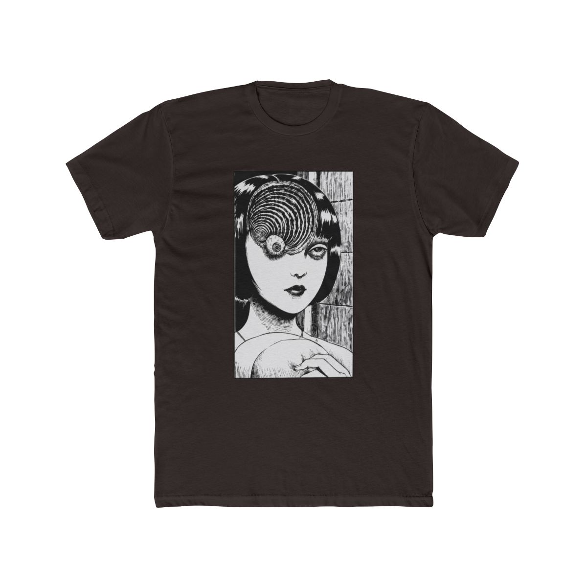 Junji Ito Uzumaki Spiral Eye T Shirt - alternate angle 2, merchandise