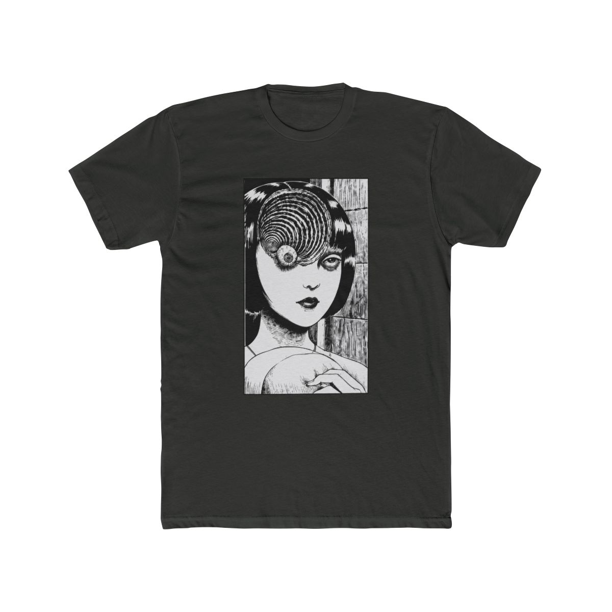 Junji Ito Uzumaki Spiral Eye T Shirt - alternate angle 5, merchandise