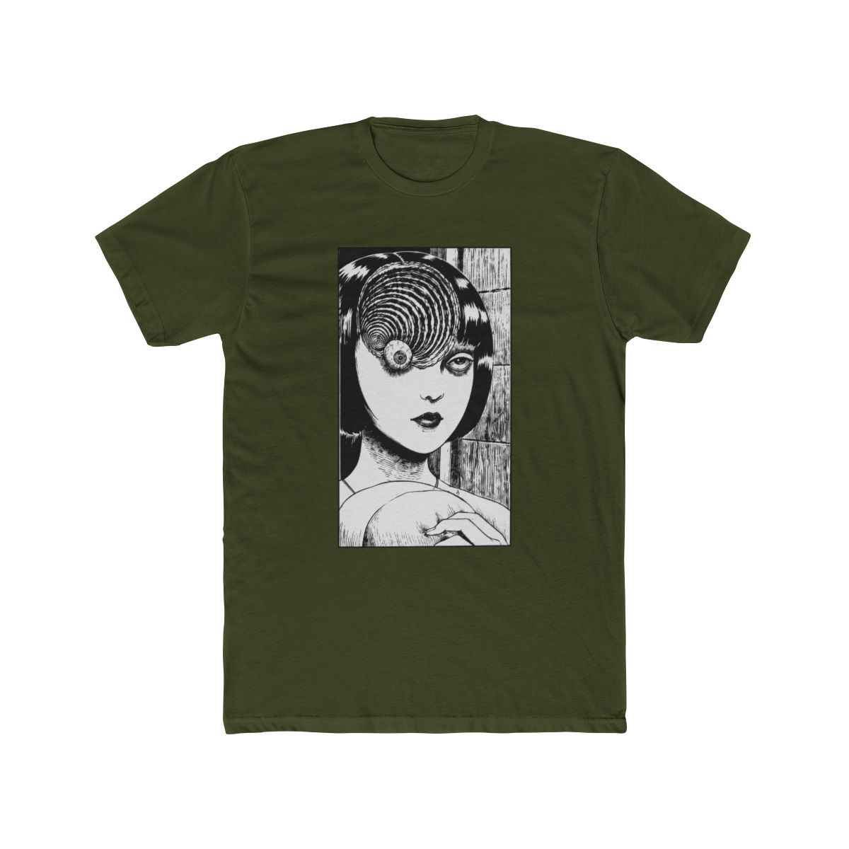 Junji Ito Uzumaki Spiral Eye T Shirt - alternate angle 4, merchandise