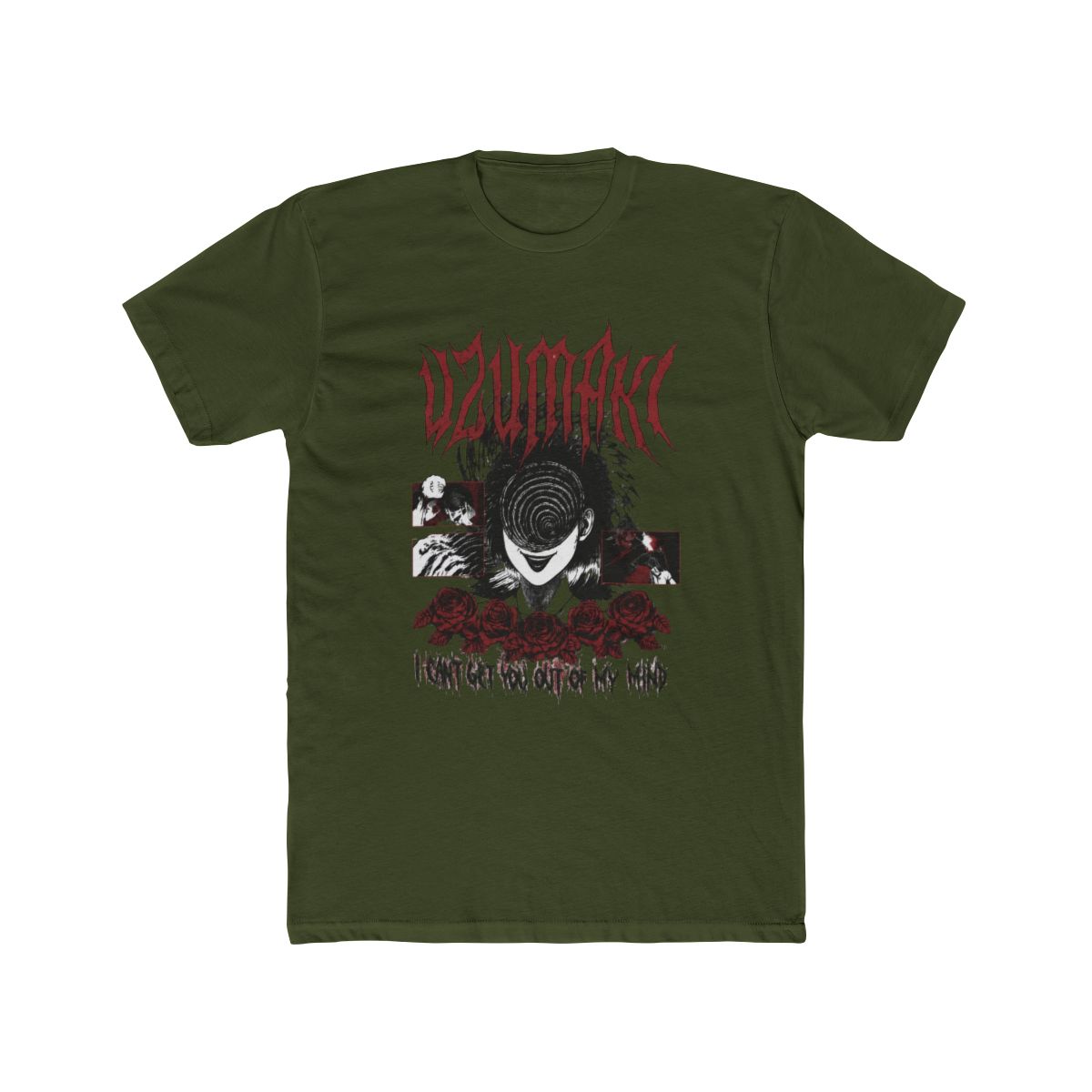 Junji Ito Uzumaki Out Of My Mind T Shirt - alternate angle 4, merchandise