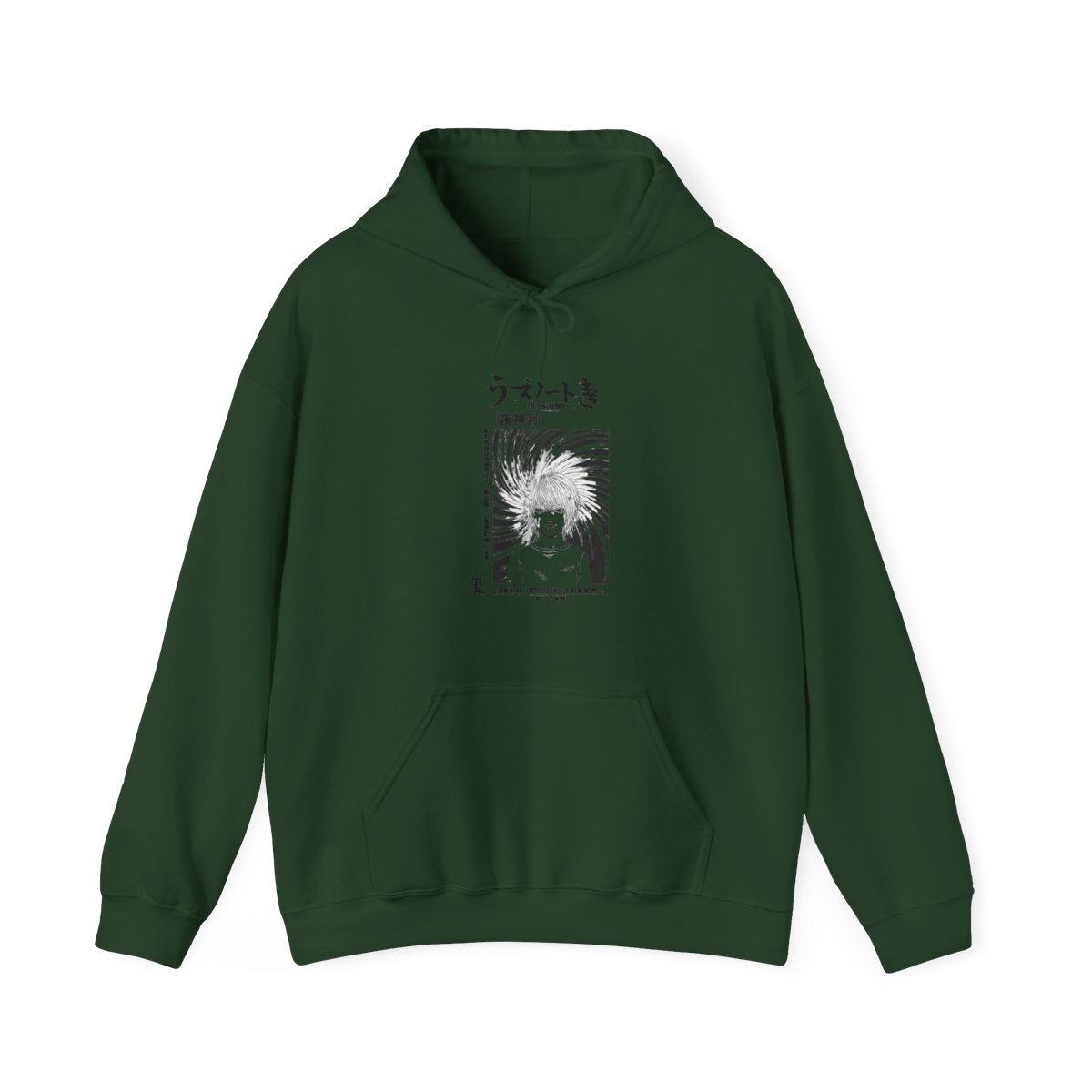 UZUMAKI Tonal Manga Portrait Hoodie | Junji Ito