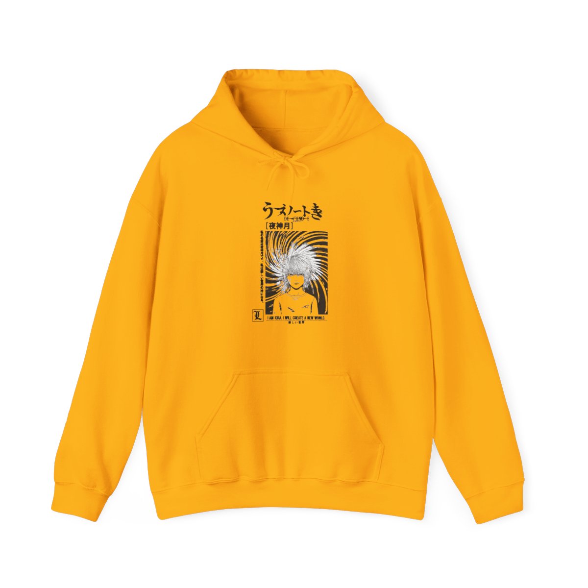 UZUMAKI Tonal Manga Portrait Hoodie | Junji Ito - alternate angle 2, merchandise