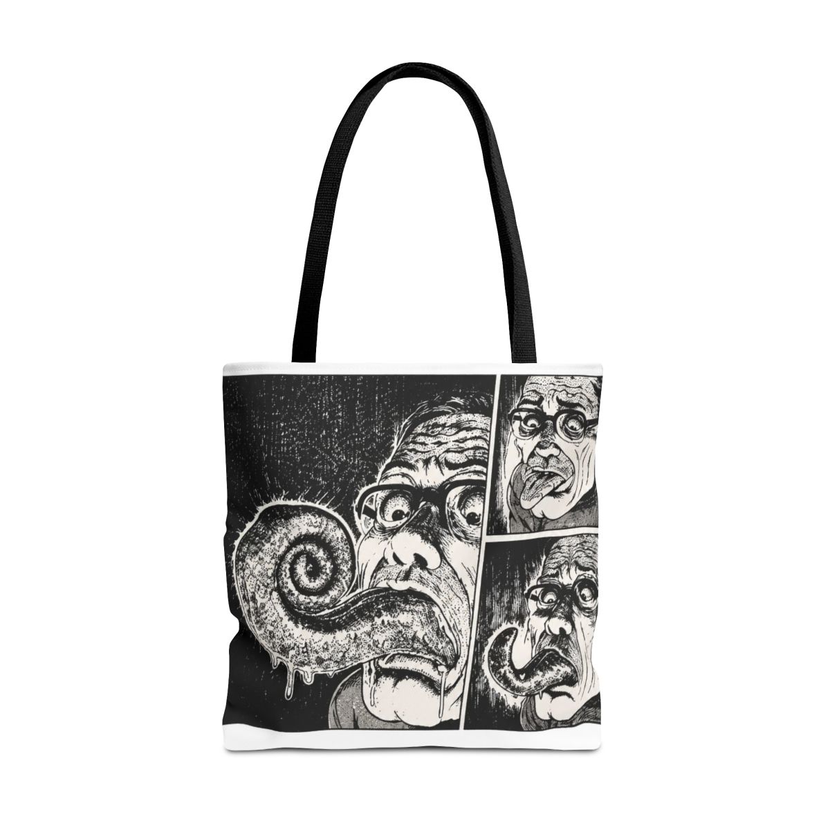 UZUMAKI Mr. Saito Manga Scenes Bags | Junji Ito - alternate angle 3, merchandise