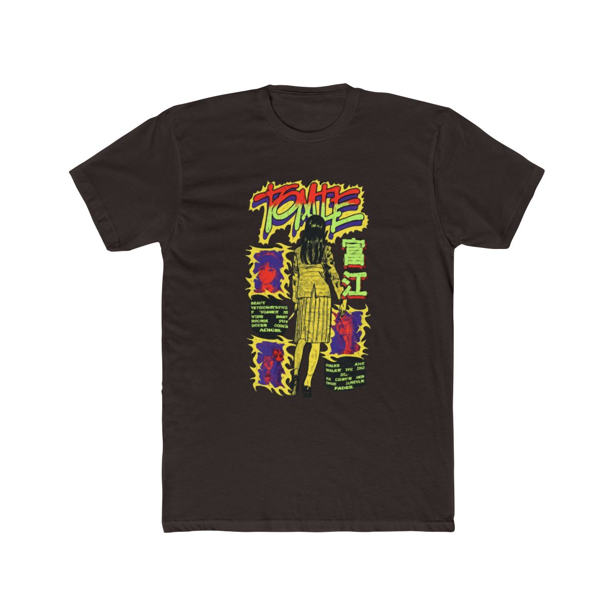 Junji Ito Tomie Muse T Shirt - alternate angle 2, merchandise