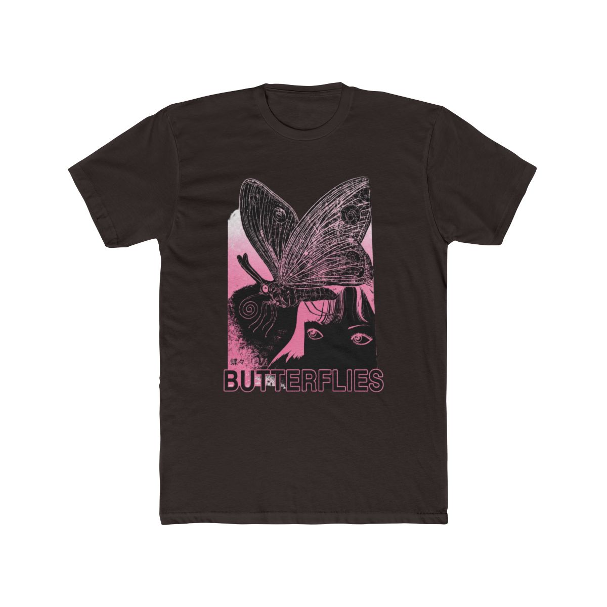 Junji Ito Uzumaki Butterflies T Shirt - alternate angle 2, merchandise