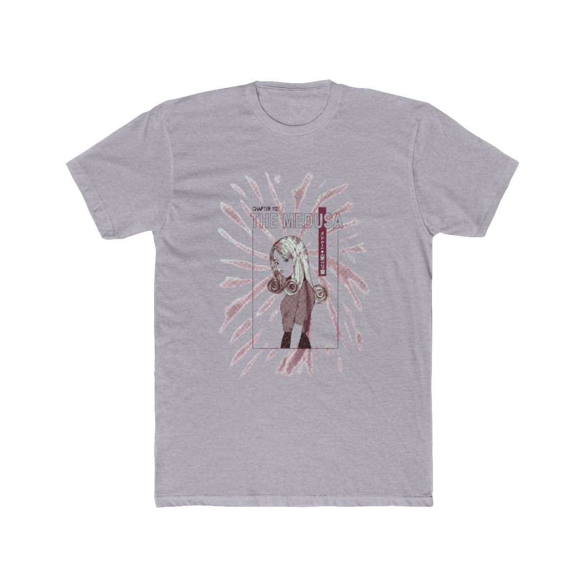 Junji Ito Uzumaki Medusa Pink Tie-Dye T Shirt