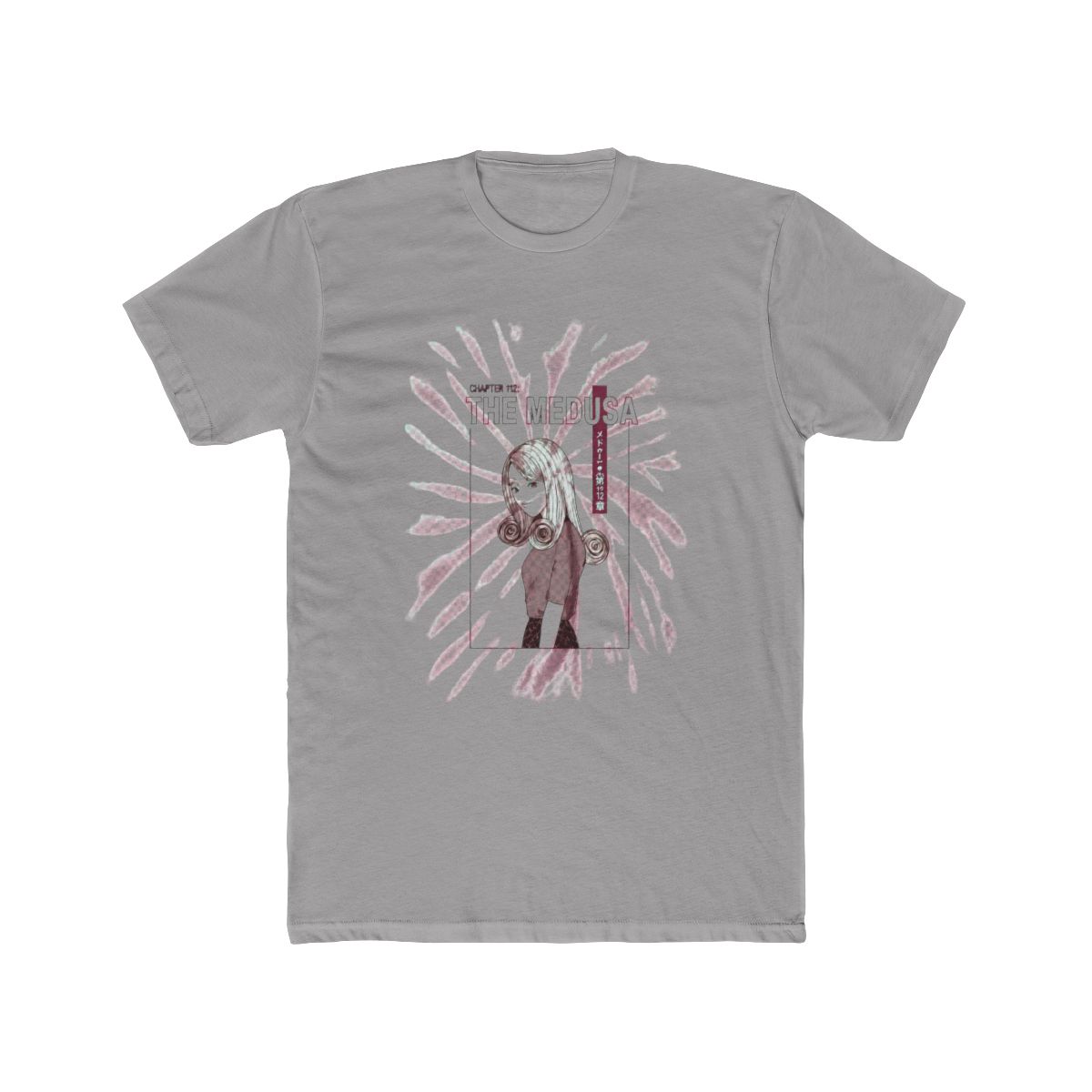 Junji Ito Uzumaki Medusa Pink Tie-Dye T Shirt - Official T-Shirts merchandise