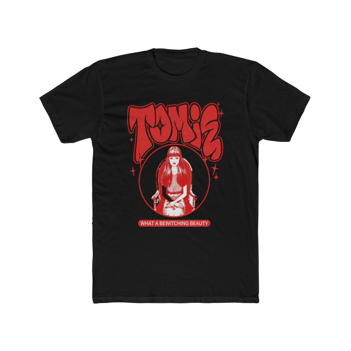 Junji Ito Tomie Bewitching T Shirt - alternate angle 3, merchandise