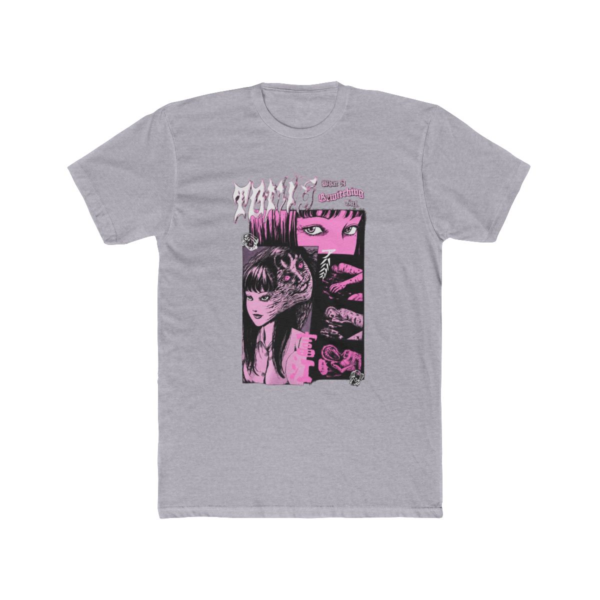 Junji Ito Tomie Pink Panel T Shirt