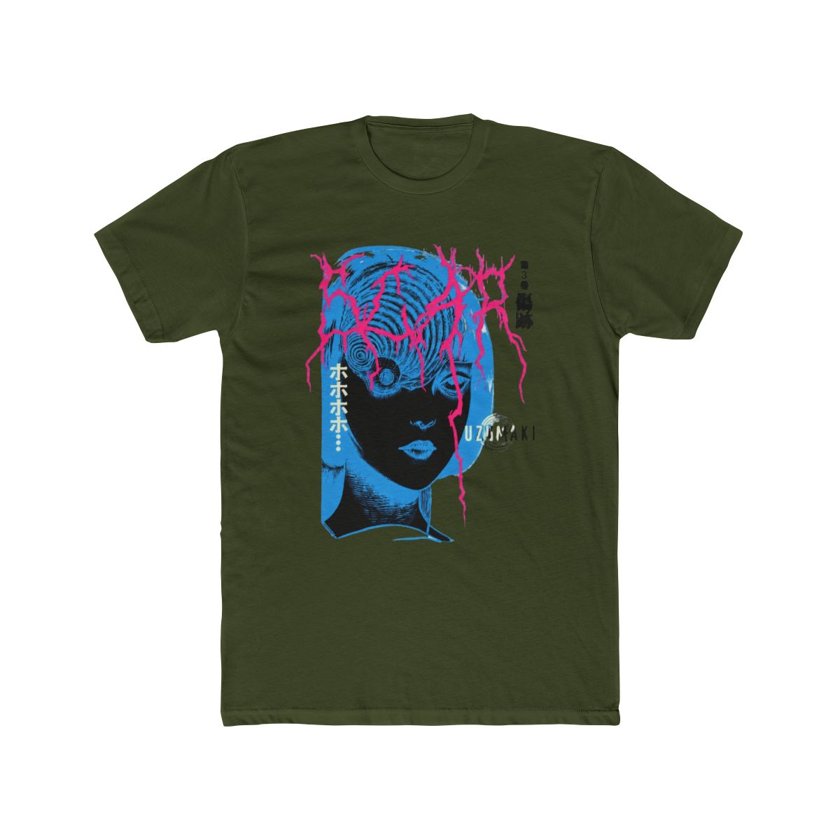 Junji Ito Uzumaki Tonal T Shirt - alternate angle 4, merchandise