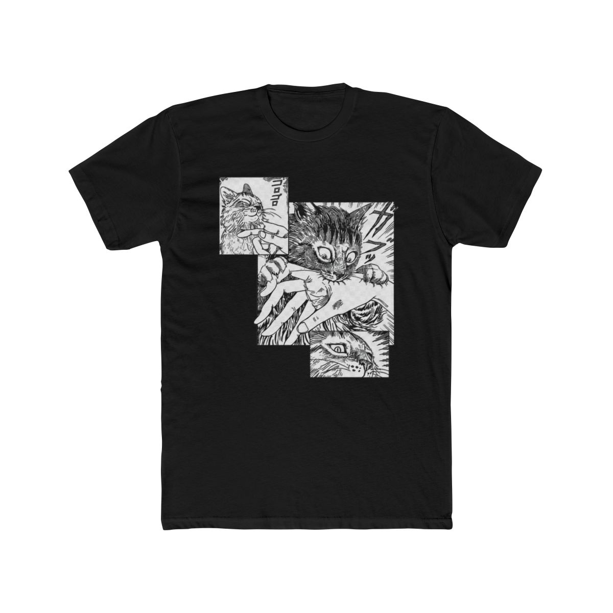 Junji Ito's Cat Diary: Yon & Mu Shirt, Junji Ito Shirt, Horror Anime Shirt, Vintage T Shirt - Artsholic - Fan Art Merch - alternate angle 3, merchandise