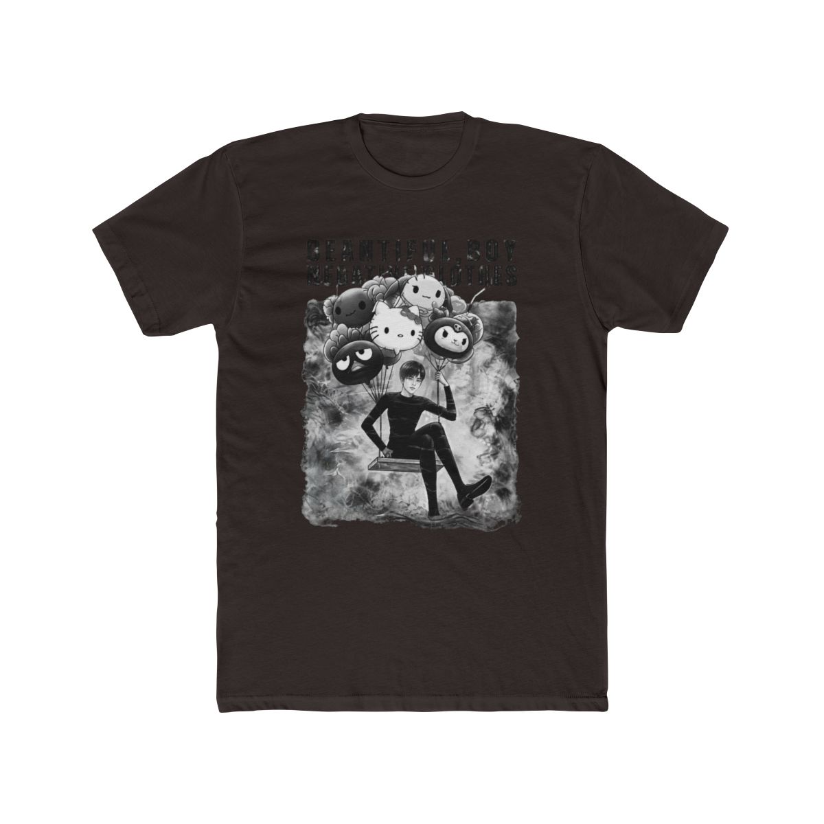 JUNJI ITO x Sanrio Rugged T Shirt | THE BOY IN BLACK - alternate angle 2, merchandise