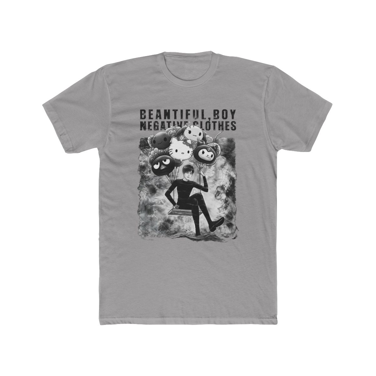 JUNJI ITO x Sanrio Rugged T Shirt | THE BOY IN BLACK - Official T-Shirts merchandise