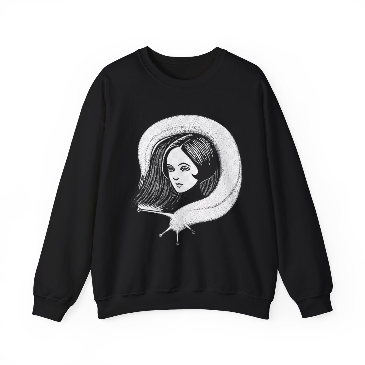 Junji Ito 'Slug (Black & White) Knitted Hoodies | Eyesore Merch