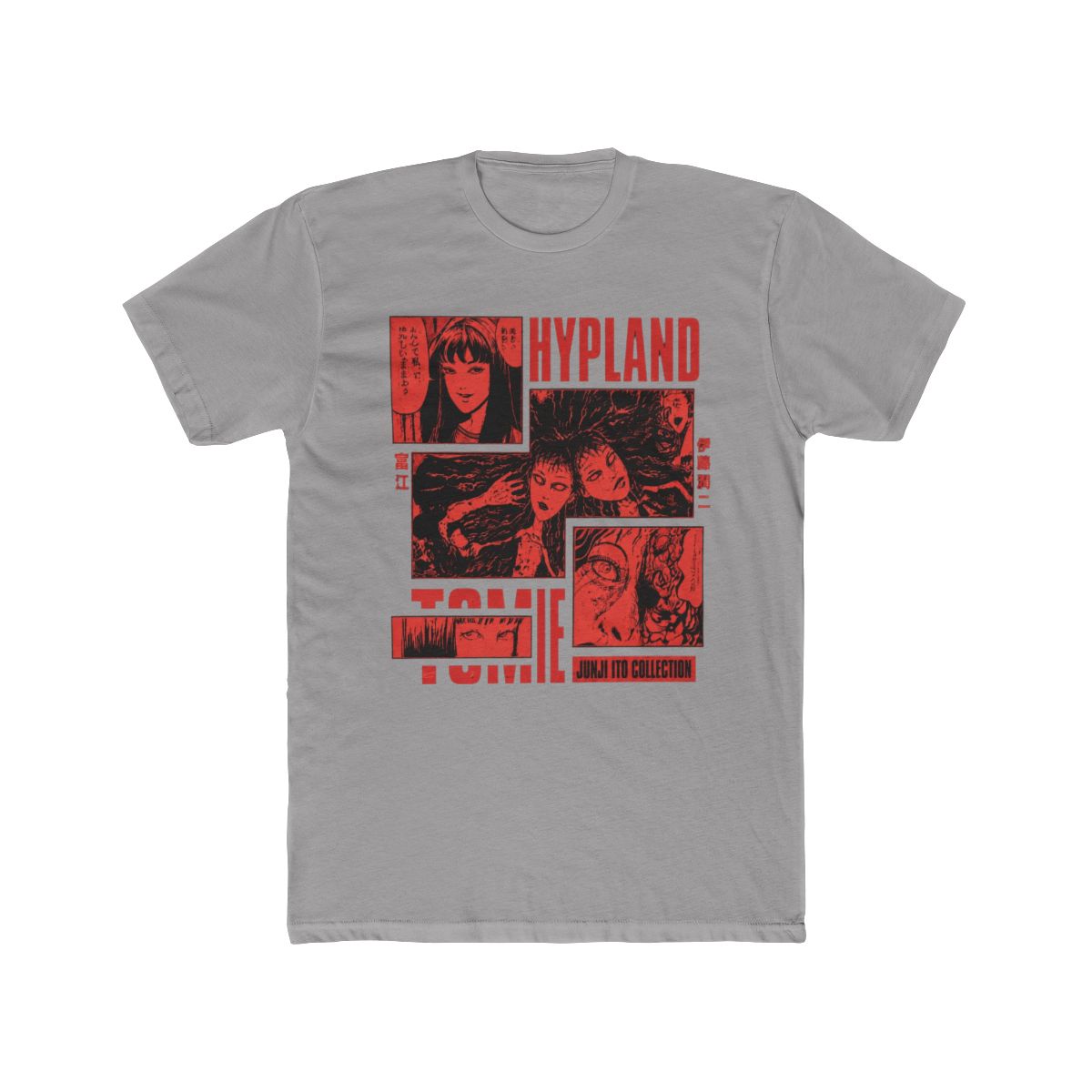 HYPLAND x Junji Ito Tomie Blocks Black T Shirt - Official T-Shirts merchandise