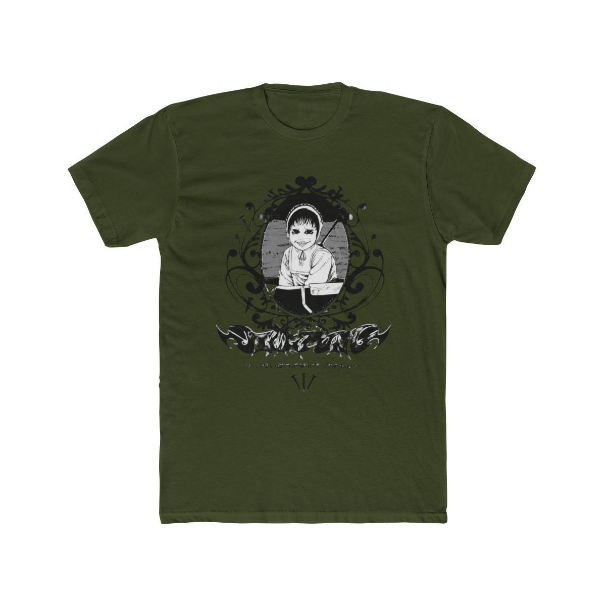 Taiwan Original Junji Ito Mania Collaboration Souichi Baby Distressed Washed Short-Sleeve T Shirt JJIT30 Jill Punk Studio - Pinkoi - alternate angle 5, merchandise