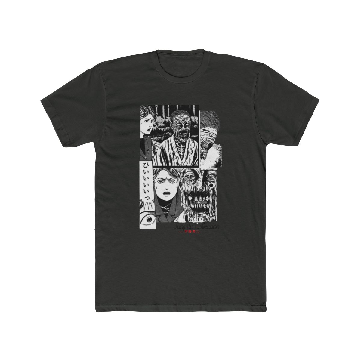 Junji Ito 'Undead' (Black) T Shirt - alternate angle 5, merchandise