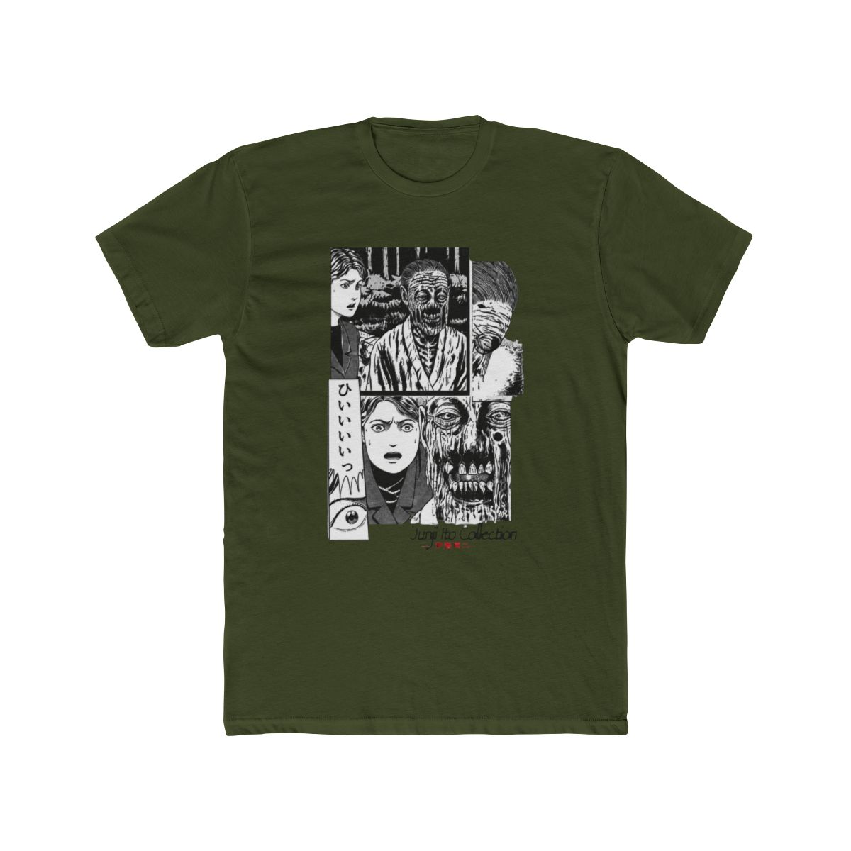 Junji Ito 'Undead' (Black) T Shirt - alternate angle 4, merchandise