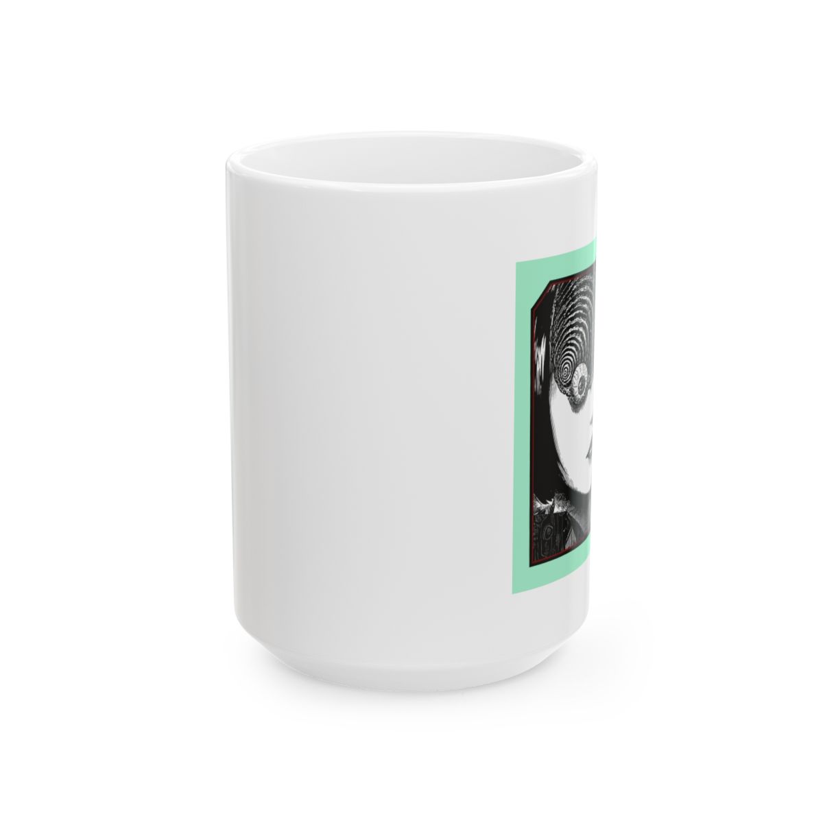 ABYSTYLE Junji Ito Uzumaki 11 Fl Oz Ceramic Coffee Tea MugHorror Anime Drinkware Home & Kitchen Merch Gift - alternate angle 2, merchandise