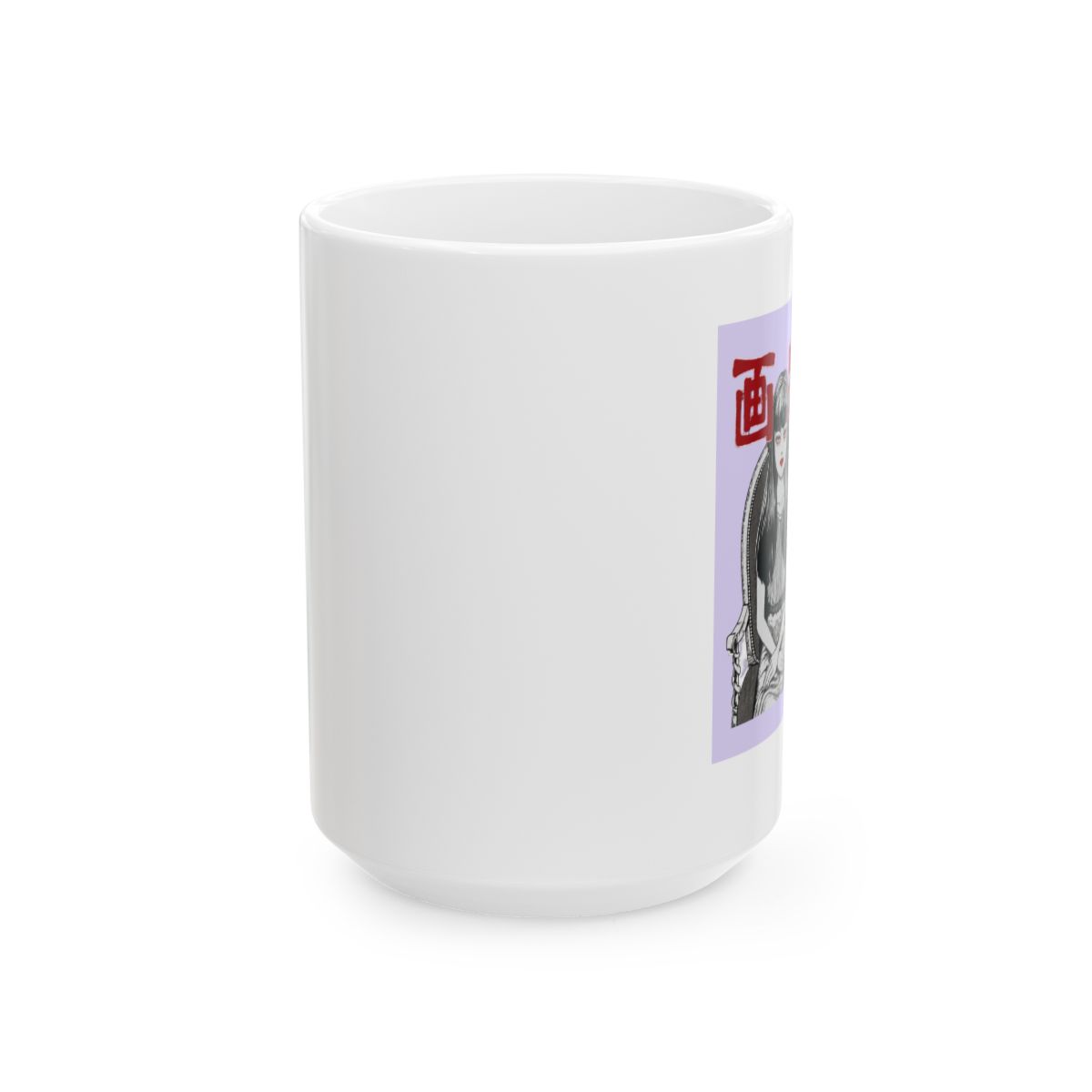 ABYSTYLE Junji Ito Tomie Ceramic Coffee Tea Mug 11 Fl Oz Junji Ito Collection Drinkware Home & Kitchen Merch Gift - alternate angle 2, merchandise