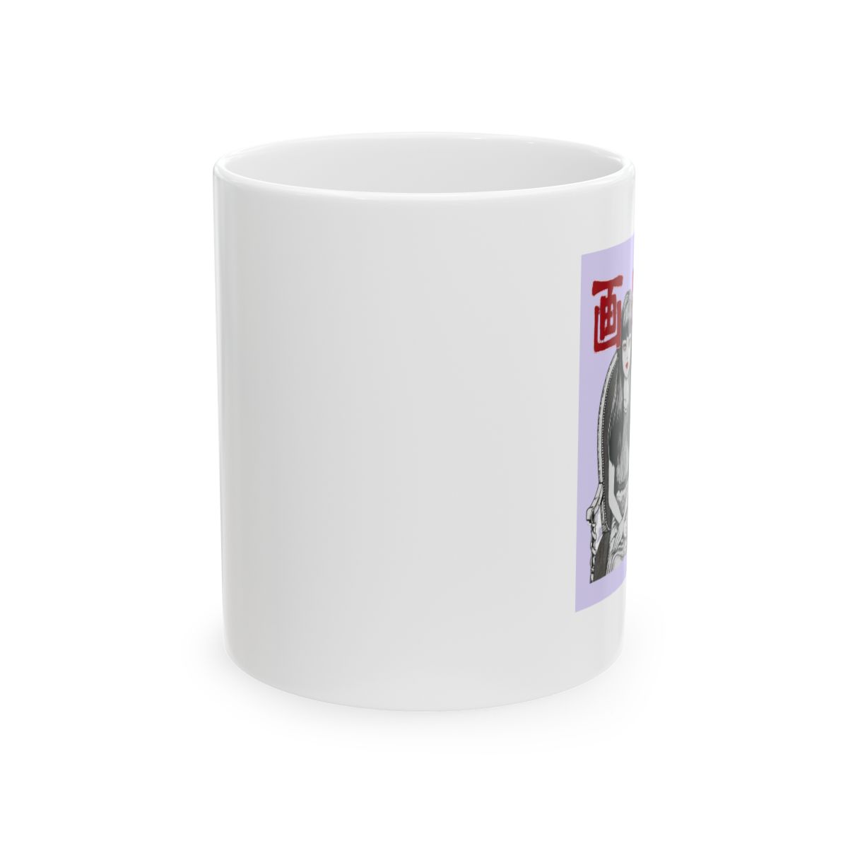 ABYSTYLE Junji Ito Tomie Ceramic Coffee Tea Mug 11 Fl Oz Junji Ito Collection Drinkware Home & Kitchen Merch Gift - alternate angle 1, merchandise