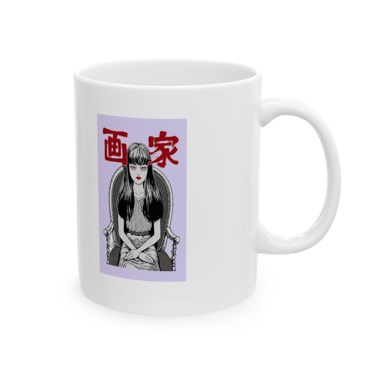 ABYSTYLE Junji Ito Tomie Ceramic Coffee Tea Mug 11 Fl Oz Junji Ito Collection Drinkware Home & Kitchen Merch Gift