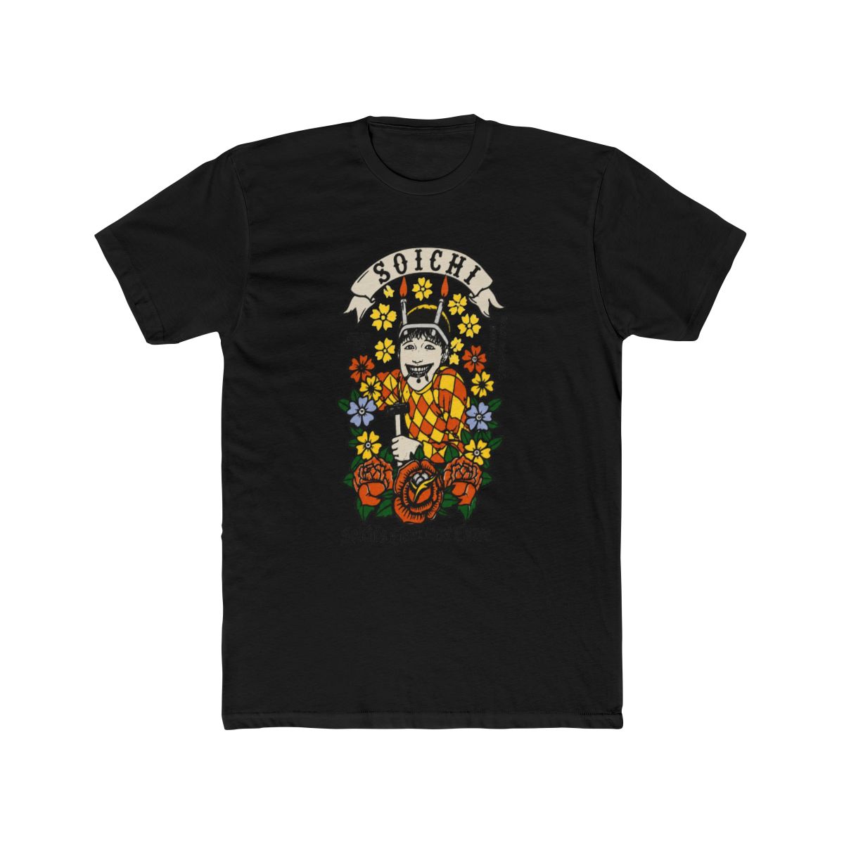 Junji Ito Soichi's Convenient Curse Flowers T Shirt - alternate angle 3, merchandise