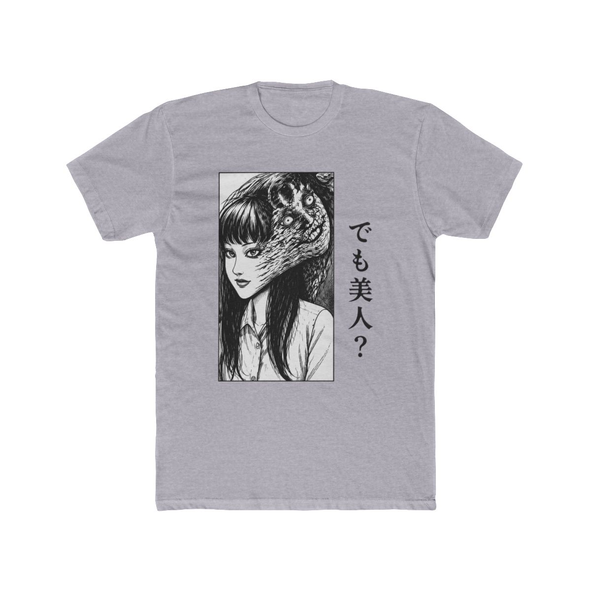 for Tomie Junji Ito -Adult Short Sleeve Cotton T Shirt Black