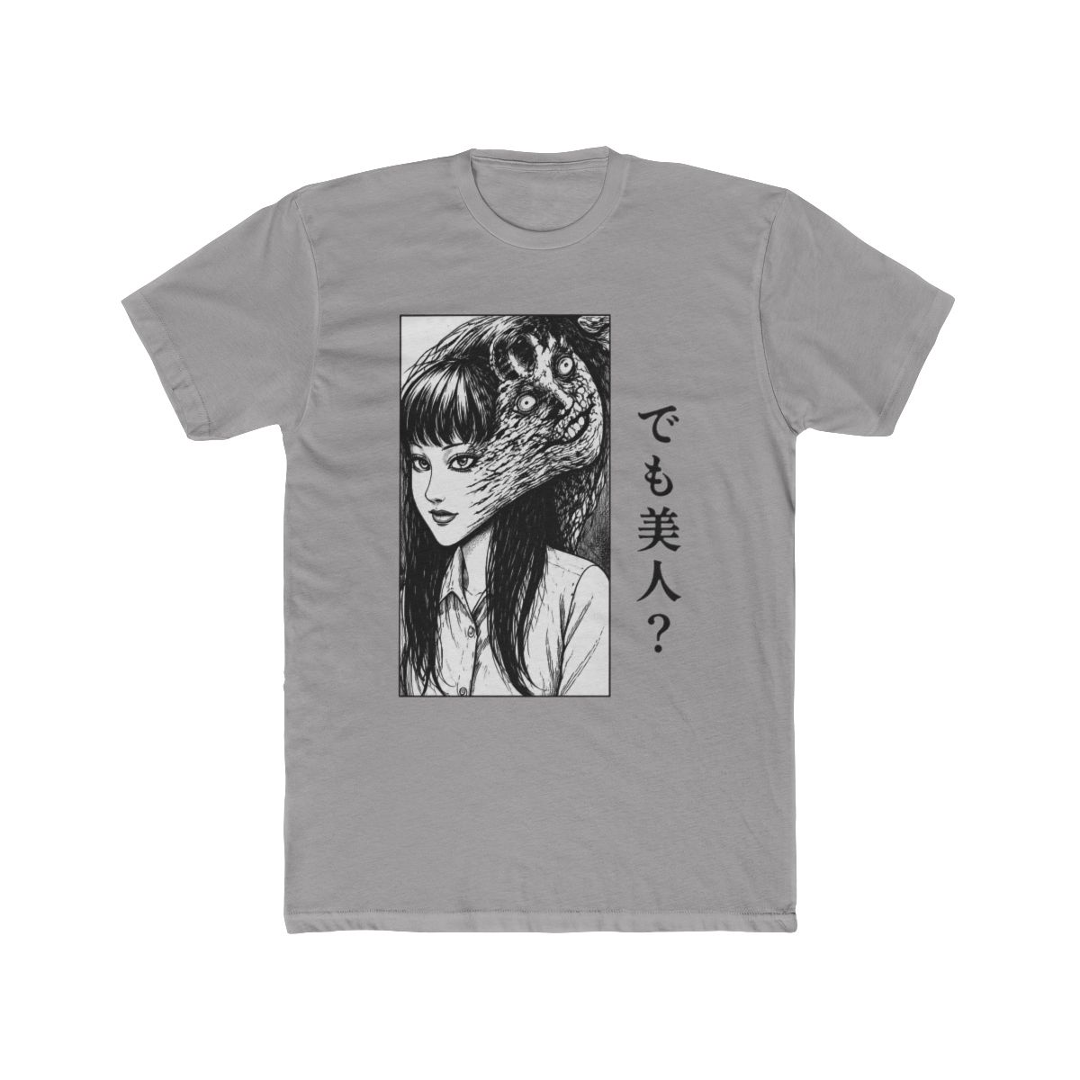 for Tomie Junji Ito -Adult Short Sleeve Cotton T Shirt Black - Official T-Shirts merchandise